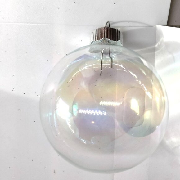 Clear Fillable Ornaments Christmas Holiday Crafts Plastic DIY Lot 6 - Picture 5 of 11